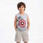 Conjunto Capitão América Brim