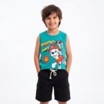 Conjunto Marshall Patrulha Canina Short Brim